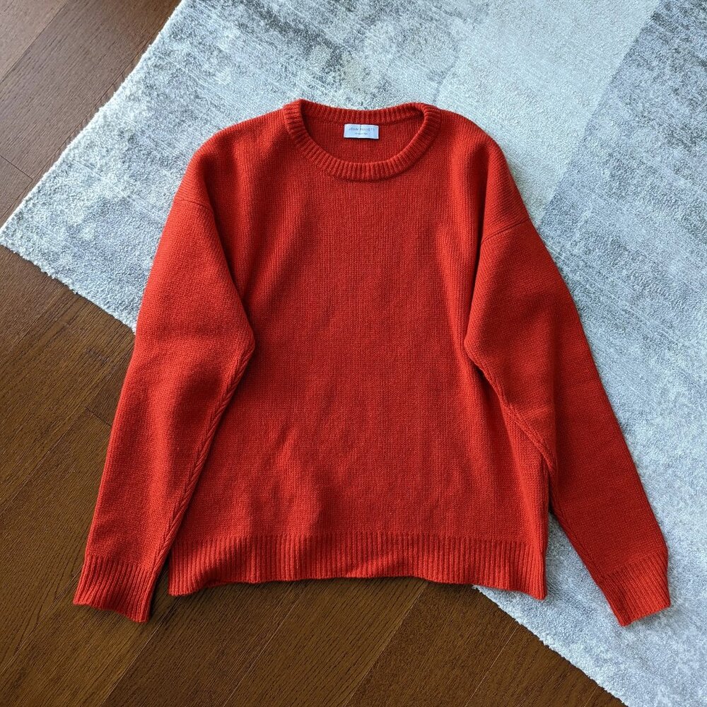 🔥 JOHN ELLIOTT RED MILANO CASHMERE SWEATER S10 HOLIDAY